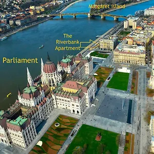 Riverbank At Parliament Budapest